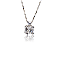 Collier Idee Preziose dal 1987 Femme in Or blanc Diamante 0.27 Ct IP.CK18B/35D - IP.CK18B/35D